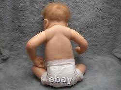 Reborn Baby Boy ADG 17in Rooted Hair Sleeping Posable LW 2004