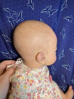 Reborn Newborn Baby Doll With Ashton Drake Little Peanut Body & Painted Hair