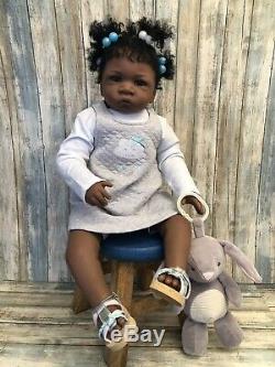 Reborn Redone Ashton Drake Jasmine At 1 1/2 Toddler Baby Girl Doll