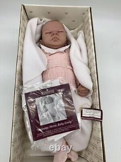 Reborn Welcome Home Baby Emily artist Linda Webb vinyl Ashton Drake box COA