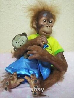 Reborn baby Orangutan? Ashton Drake 20 Therapy doll / monkey/ chimpanzees