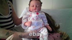 Reborn baby dolls girl sleeping