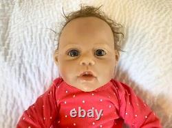 Reborn newborn Baby Girl Doll By Jannie de Lange Ashton Drake Moving Arms ADG