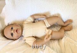 Reborn newborn Baby Girl Doll By Jannie de Lange Ashton Drake Moving Arms ADG