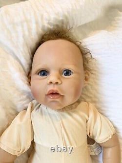 Reborn newborn Baby Girl Doll By Jannie de Lange Ashton Drake Moving Arms ADG