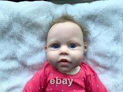 Reborn newborn Baby Girl Doll By Jannie de Lange Ashton Drake Moving Arms ADG