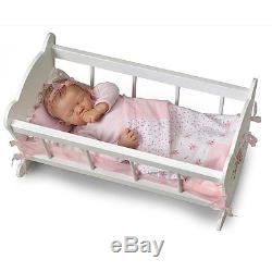 Rock A Bye Baby doll with Cradle by Ashton Drake