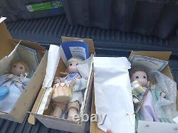 SET 9 Ashton Drake Galleries Nativity Dolls DOLL COME LET US ADORE HIM NEW