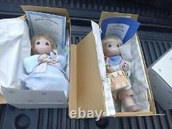 SET 9 Ashton Drake Galleries Nativity Dolls DOLL COME LET US ADORE HIM NEW