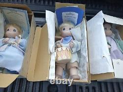 SET 9 Ashton Drake Galleries Nativity Dolls DOLL COME LET US ADORE HIM NEW