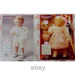 Set (2) Ashton Drake WEDDING Party DOLLS Suzanne Flower Girl Brandon Ring Bearer