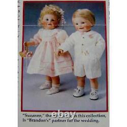 Set (2) Ashton Drake WEDDING Party DOLLS Suzanne Flower Girl Brandon Ring Bearer