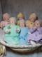 Set Of 6 Ashton Drake Disney Babies in Dreamland Porcelain Dolls With Basket