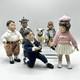 Set Of Six Ashton Drake Galleries The Little Rascals Porcelain Dolls /cb