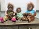 Set Of Three Reborn Monkey Dolls from Ashton Drake Galleries