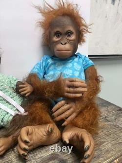Set Of Three Reborn Monkey Dolls from Ashton Drake Galleries