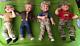 Set of 4 Ashton Drake Galleries Porcelain USMC Boy Dolls