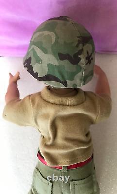 Set of 4 Ashton Drake Galleries Porcelain USMC Boy Dolls