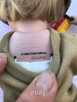 Set of 4 Ashton Drake Galleries Porcelain USMC Boy Dolls