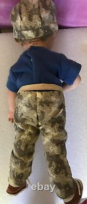 Set of 4 Ashton Drake Galleries Porcelain USMC Boy Dolls