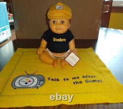 Set of 5 NFL Pittsburgh Steelers Babies by Ashton Drake