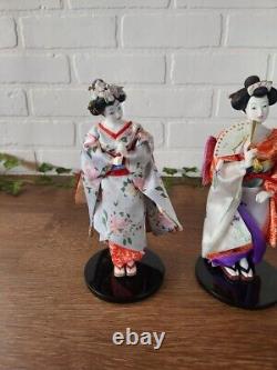 Set of 5 The Ashton-Drake Galleries Porcelain Dolls Poetry of Flowers