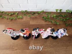 Set of 5 The Ashton-Drake Galleries Porcelain Dolls Poetry of Flowers