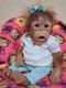 Silicone Ashton Drake animal doll, monkey/chimp reborn baby discontinued item