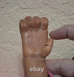 Silicone Ashton Drake animal doll, monkey/chimp reborn baby discontinued item