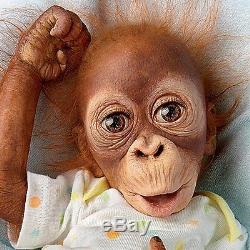 Simons Laurens Baby Babu 16 Collectible Orangutan Baby Doll by Ashton Drake