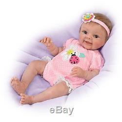 Smile Awhile Skylar Realistic Poseable Weighted Baby Doll Ashton Drake