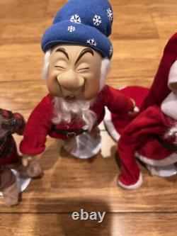 Snow White and the Seven Dwarfs Complete Set of 8 Ashton-Drake Porcelain Dolls