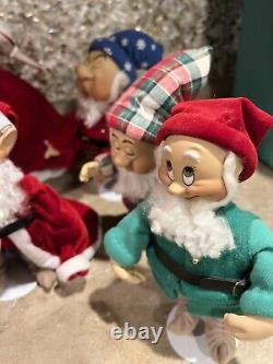 Snow White and the Seven Dwarfs Complete Set of 8 Ashton-Drake Porcelain Dolls