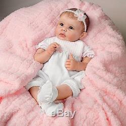 So Truly Real ASHTON DRAKE OLIVIA's Gentle Touch Interactive Lifelike Baby Doll