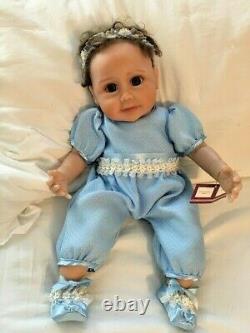 So Truly Real Ashton-Drake Sherry Miller Baby Blue Eyes Lifelike Baby Doll COA