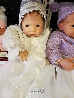 So Truly Real Baby Doll Keepsake Christening Baby Silicone by Ashton-Drake