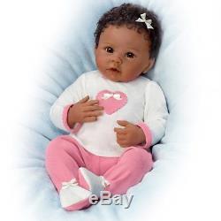 So Truly Real JAYLA Ashton Drake Baby Doll 19'' Breathes And Has Heartbeat