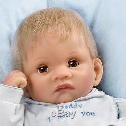 So Truly Real Touch-Activated Realistic Baby Doll Kyle Kisses Doll by Ashton