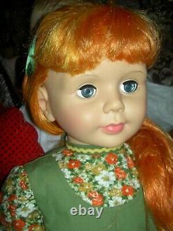 Special, 36 inch, Carrot Top, Patti PlayPal doll tagged Ashton Drake with COA