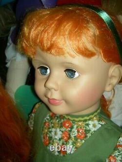 Special, 36 inch, Carrot Top, Patti PlayPal doll tagged Ashton Drake with COA