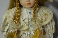 THE ASHTON DRAKE GALLERIES Rare Beautiful 16 Doll with Hat and Purse Blue