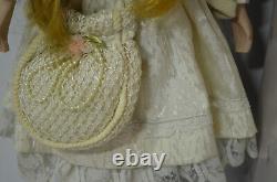 THE ASHTON DRAKE GALLERIES Rare Beautiful 16 Doll with Hat and Purse Blue