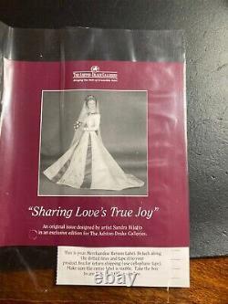 THE ASHTON-DRAKE GALLERIES SHARING LOVES TRUE JOY NEW With COA 22 withStand
