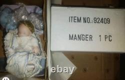 THE HOLY FAMILY #92401 Ashton Drake Precious Moments COME LET US ADORE HIM NIB