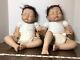 TWO 2006 Ashton Drake Bonnie Chyle 18 Baby Of Mine Lifelike Collectible Doll