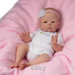 Tasha Edenholm Snuggle Bunny Lifelike Poseable Baby Doll by The Ashton-Drake