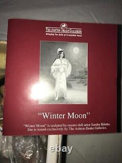 The ASHTON-DRAKE Galleries WINTER MOON Indian NATIVE AMERICAN Retired GIRL DOLL