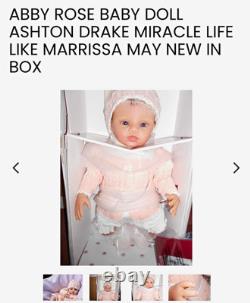 The Ashton-Drake Galleries Abby Rose So Truly Real Sweet Miracles Signed COA