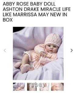 The Ashton-Drake Galleries Abby Rose So Truly Real Sweet Miracles Signed COA