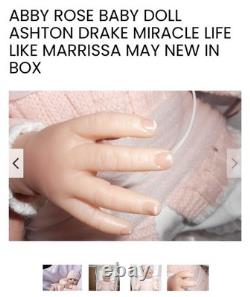 The Ashton-Drake Galleries Abby Rose So Truly Real Sweet Miracles Signed COA